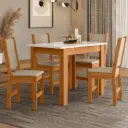  MESA BELLAGIO 4 CAD. S/ VIDRO CLARA POLIMAN 