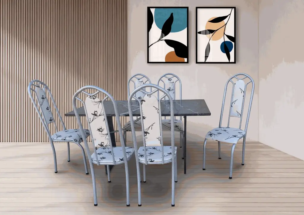  MESA PARIS 06 CAD.18(TUBO 1") GRAN. TOPAZ AÇO COELHO