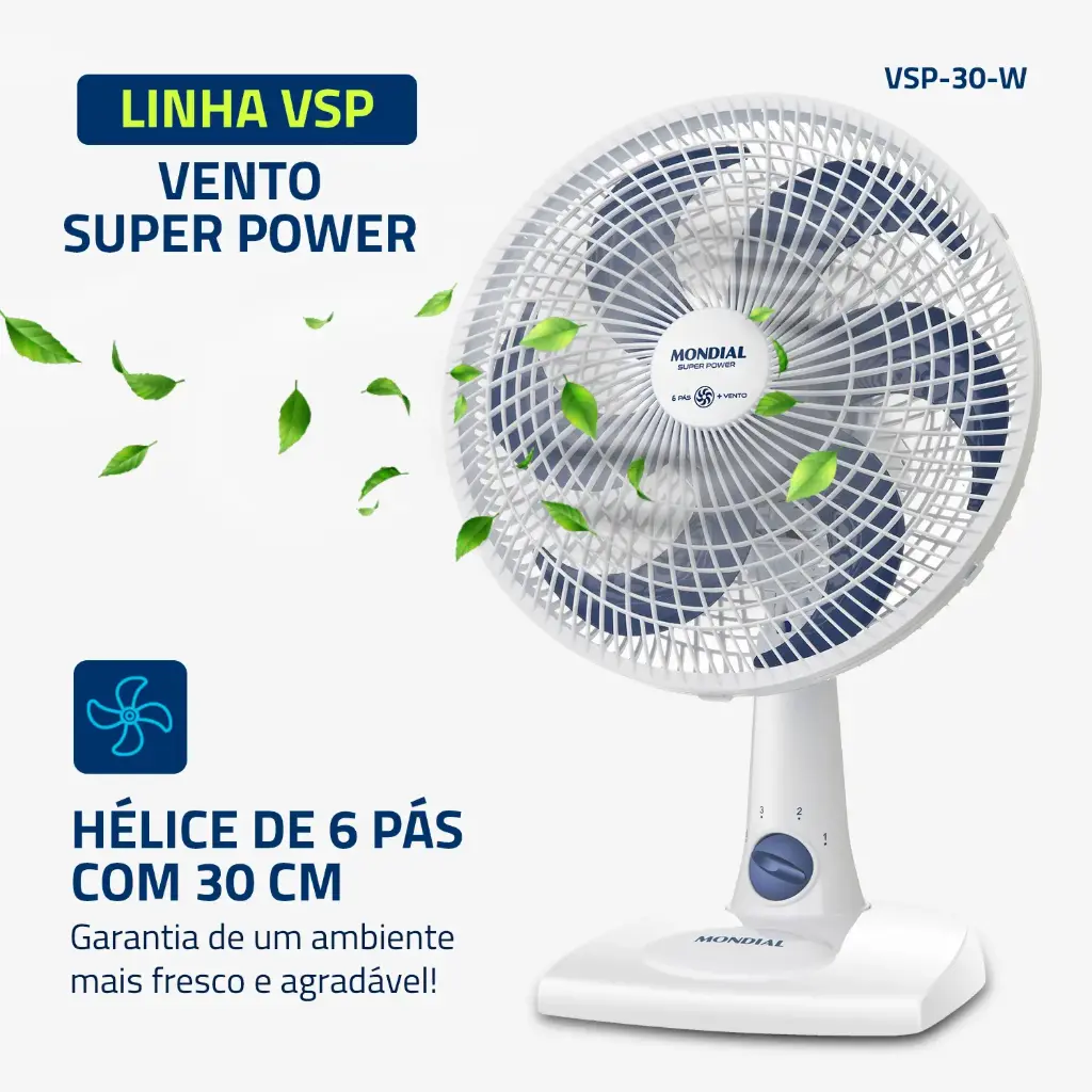  VENTILADOR SUPER POWER 30  VSP-30 MONDIAL