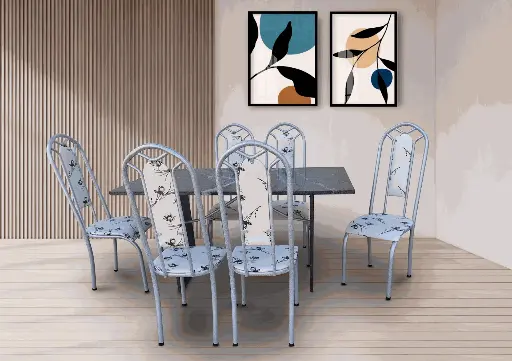  MESA PARIS 06 CAD.18(TUBO 1") GRAN. TOPAZ AÇO COELHO