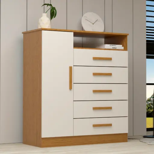  CÔMODA MADRI MDF ACP MOVEIS